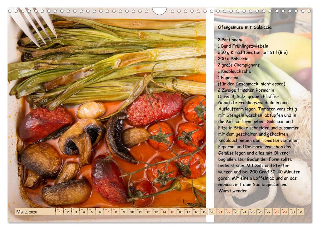 Weitere Ansicht: Low Carb 2.0 - Leichte Rezepte zum Selberkochen (Wandkalender 2026 DIN A3 quer), CALVENDO Monatskalender | Carmen Steiner, Calvendo