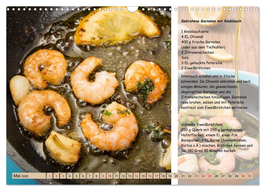 Weitere Ansicht: Low Carb 2.0 - Leichte Rezepte zum Selberkochen (Wandkalender 2026 DIN A3 quer), CALVENDO Monatskalender | Carmen Steiner, Calvendo