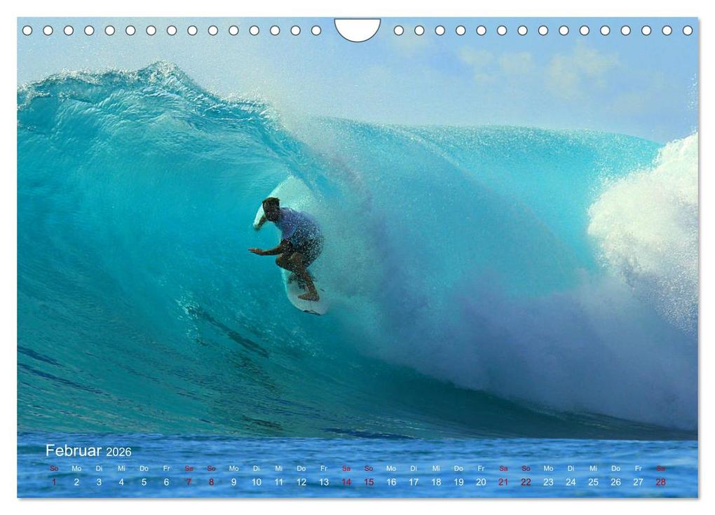 Weitere Ansicht: Surfen - die perfekte Welle (Wandkalender 2026 DIN A4 quer), CALVENDO Monatskalender | Renate Bleicher, Calvendo