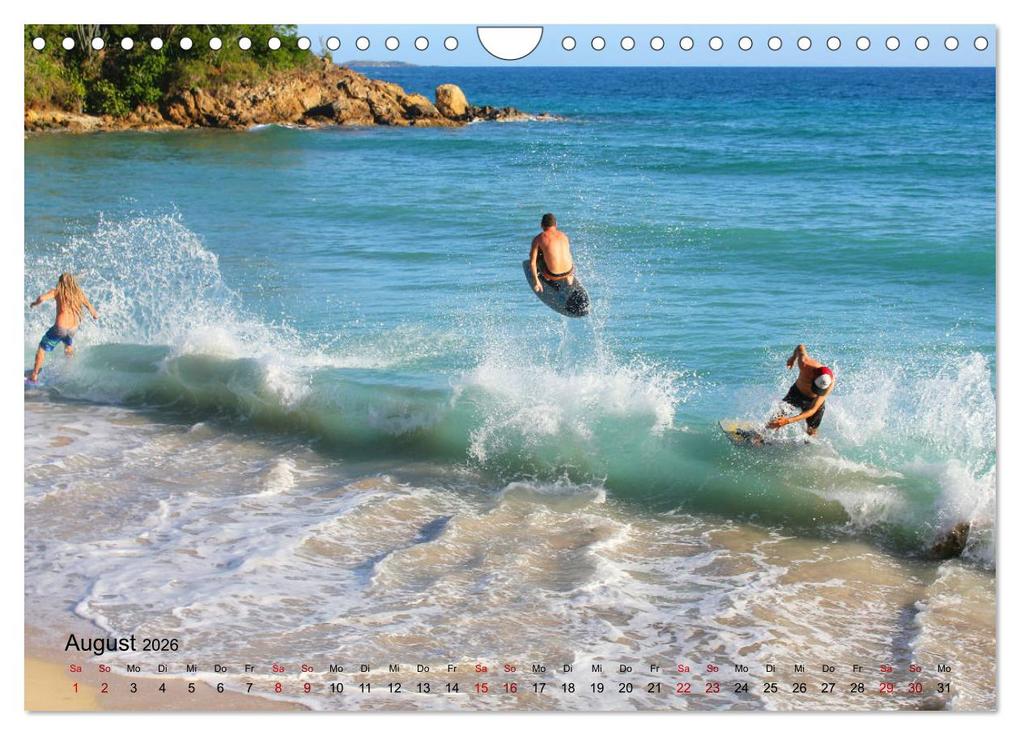 Weitere Ansicht: Surfen - die perfekte Welle (Wandkalender 2026 DIN A4 quer), CALVENDO Monatskalender | Renate Bleicher, Calvendo