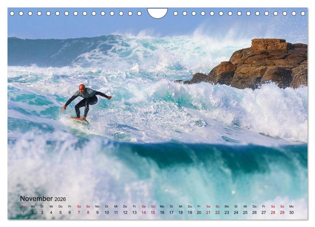 Weitere Ansicht: Surfen - die perfekte Welle (Wandkalender 2026 DIN A4 quer), CALVENDO Monatskalender | Renate Bleicher, Calvendo