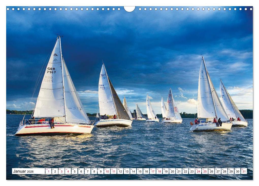 Weitere Ansicht: Leidenschaft Segeln (Wandkalender 2026 DIN A3 quer), CALVENDO Monatskalender | Irk Boockhoff, Calvendo