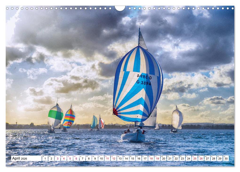 Weitere Ansicht: Leidenschaft Segeln (Wandkalender 2026 DIN A3 quer), CALVENDO Monatskalender | Irk Boockhoff, Calvendo