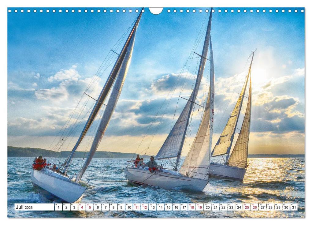 Weitere Ansicht: Leidenschaft Segeln (Wandkalender 2026 DIN A3 quer), CALVENDO Monatskalender | Irk Boockhoff, Calvendo