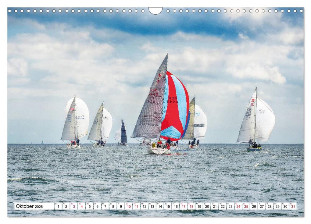 Weitere Ansicht: Leidenschaft Segeln (Wandkalender 2026 DIN A3 quer), CALVENDO Monatskalender | Irk Boockhoff, Calvendo