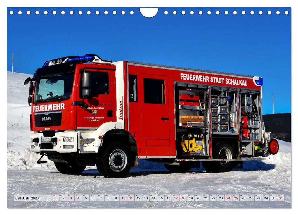 Weitere Ansicht: Feuerwehrfahrzeuge (Wandkalender 2026 DIN A4 quer), CALVENDO Monatskalender | Calvendo, MH Photoart & Medien / Marcus Heinz