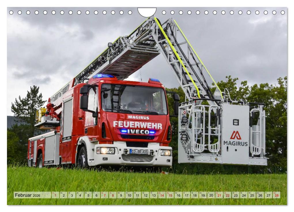 Weitere Ansicht: Feuerwehrfahrzeuge (Wandkalender 2026 DIN A4 quer), CALVENDO Monatskalender | Calvendo, MH Photoart & Medien / Marcus Heinz
