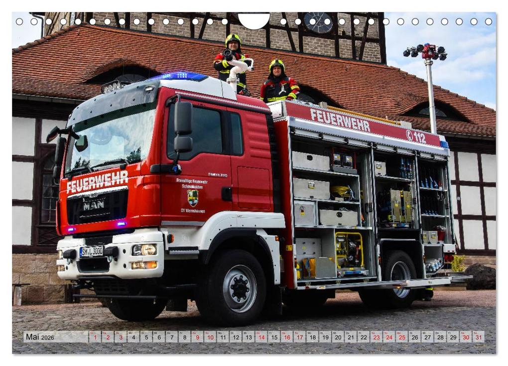 Weitere Ansicht: Feuerwehrfahrzeuge (Wandkalender 2026 DIN A4 quer), CALVENDO Monatskalender | Calvendo, MH Photoart & Medien / Marcus Heinz