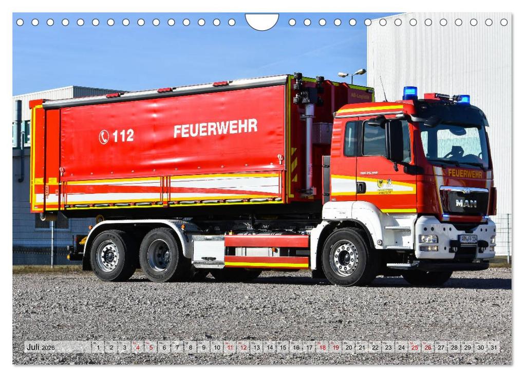 Weitere Ansicht: Feuerwehrfahrzeuge (Wandkalender 2026 DIN A4 quer), CALVENDO Monatskalender | Calvendo, MH Photoart & Medien / Marcus Heinz