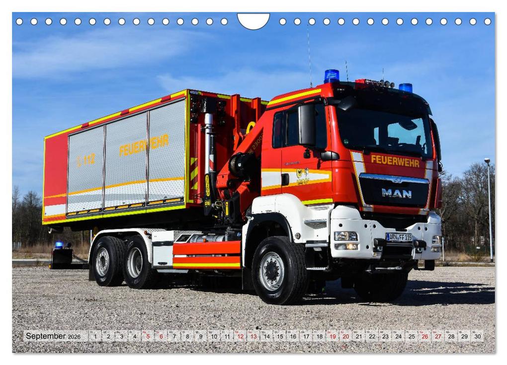 Weitere Ansicht: Feuerwehrfahrzeuge (Wandkalender 2026 DIN A4 quer), CALVENDO Monatskalender | Calvendo, MH Photoart & Medien / Marcus Heinz
