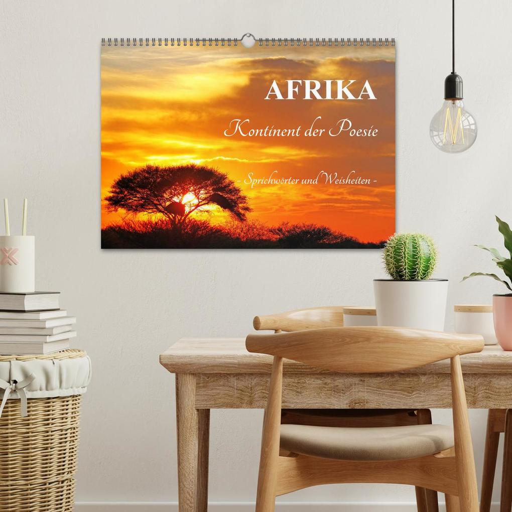 Weitere Ansicht: AFRIKA - Kontinent der Poesie (Wandkalender 2026 DIN A3 quer), CALVENDO Monatskalender | Calvendo, Wibke Woyke