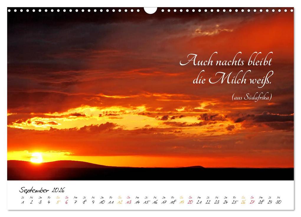 Weitere Ansicht: AFRIKA - Kontinent der Poesie (Wandkalender 2026 DIN A3 quer), CALVENDO Monatskalender | Calvendo, Wibke Woyke