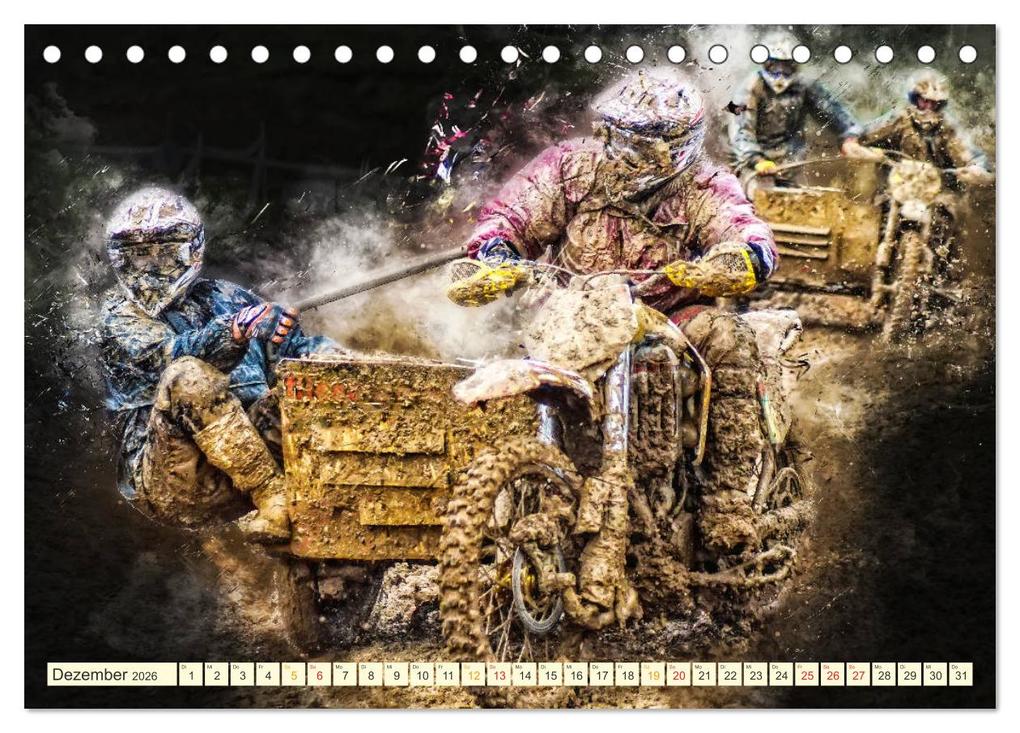 Weitere Ansicht: Seitenwagen Motocross (Tischkalender 2026 DIN A5 quer), CALVENDO Monatskalender | Calvendo, Peter Roder
