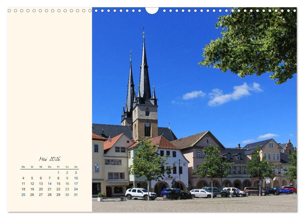 Weitere Ansicht: Saalfeld an der Saale - mein Streifzug durch die historische Altstadt (Wandkalender 2026 DIN A3 quer), CALVENDO Monatskalender | Calvendo, Jana Thiem-Eberitsch