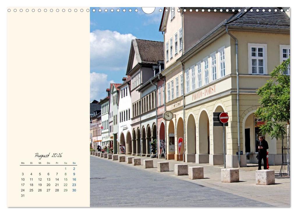 Weitere Ansicht: Saalfeld an der Saale - mein Streifzug durch die historische Altstadt (Wandkalender 2026 DIN A3 quer), CALVENDO Monatskalender | Calvendo, Jana Thiem-Eberitsch