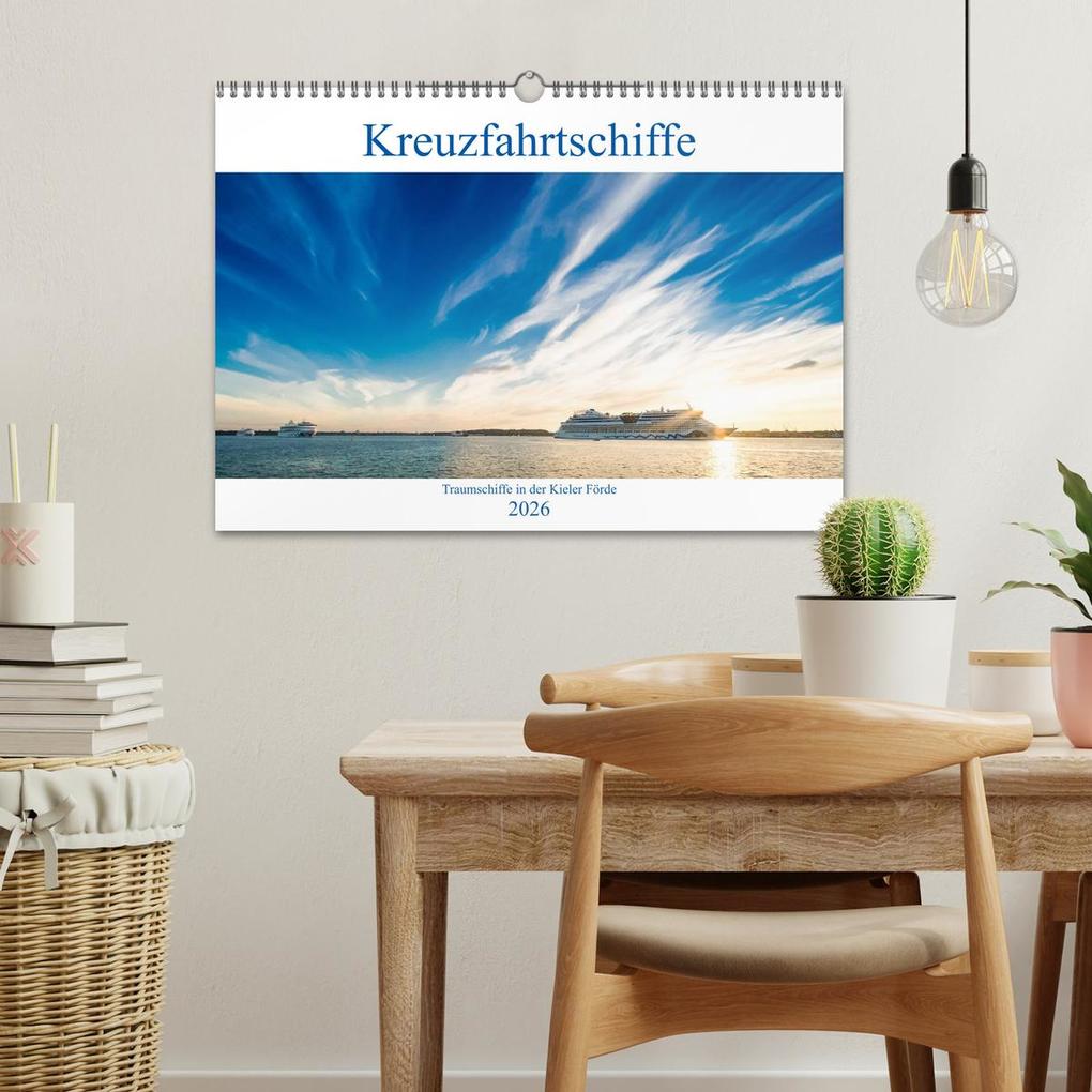 Weitere Ansicht: Kreuzfahrtschiffe 2026 (Wandkalender 2026 DIN A3 quer), CALVENDO Monatskalender | Calvendo, Micha Tuschy