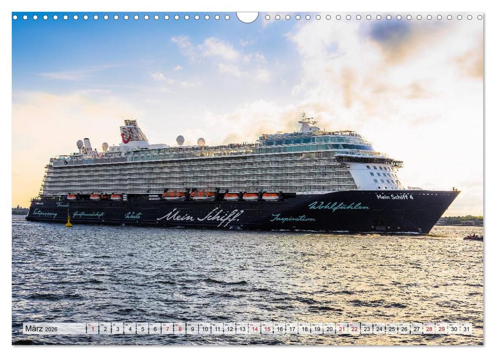Weitere Ansicht: Kreuzfahrtschiffe 2026 (Wandkalender 2026 DIN A3 quer), CALVENDO Monatskalender | Calvendo, Micha Tuschy