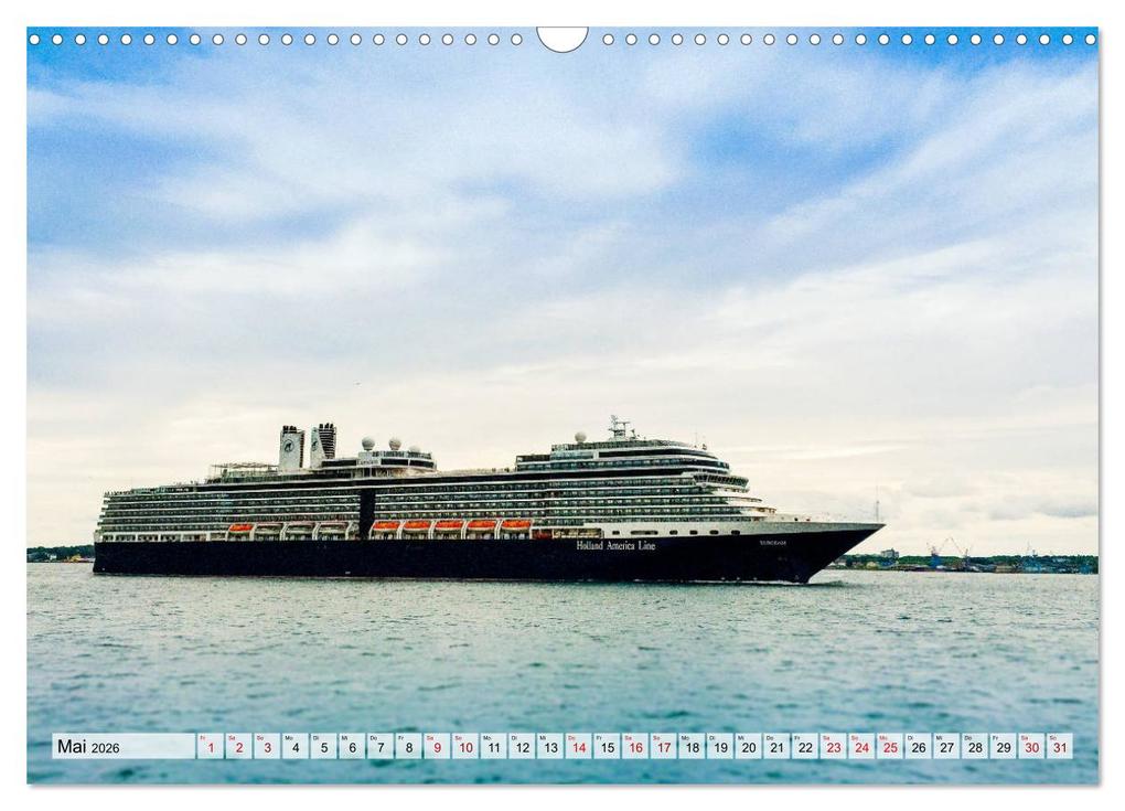 Weitere Ansicht: Kreuzfahrtschiffe 2026 (Wandkalender 2026 DIN A3 quer), CALVENDO Monatskalender | Calvendo, Micha Tuschy