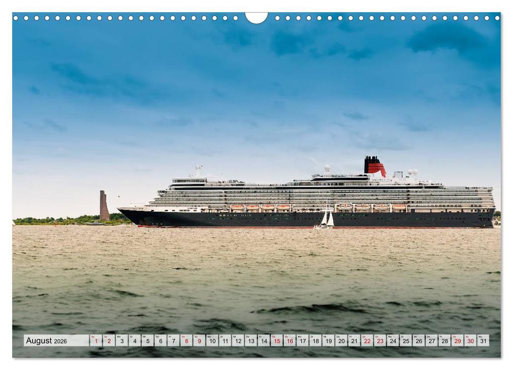 Weitere Ansicht: Kreuzfahrtschiffe 2026 (Wandkalender 2026 DIN A3 quer), CALVENDO Monatskalender | Calvendo, Micha Tuschy
