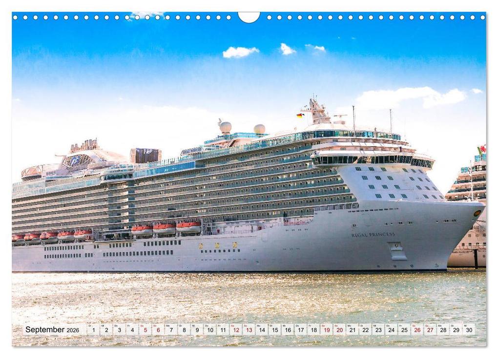 Weitere Ansicht: Kreuzfahrtschiffe 2026 (Wandkalender 2026 DIN A3 quer), CALVENDO Monatskalender | Calvendo, Micha Tuschy