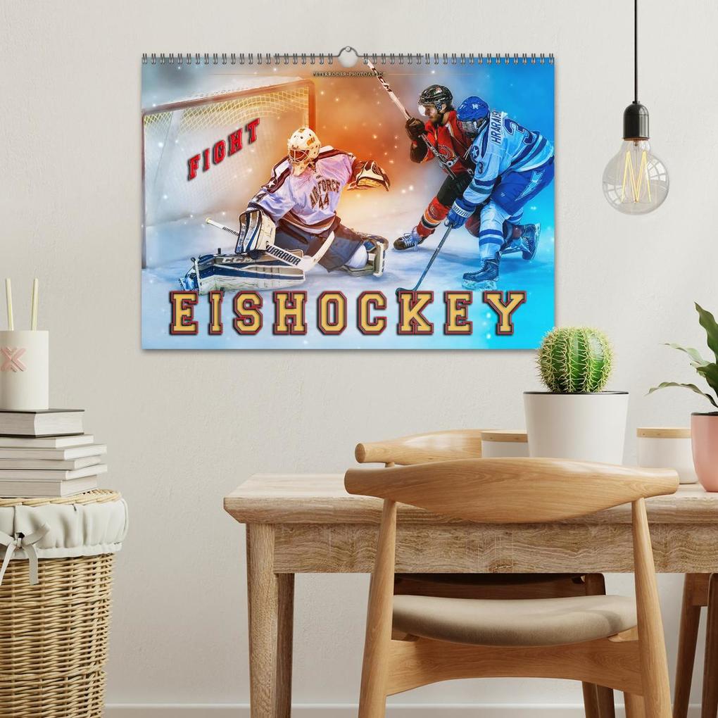 Weitere Ansicht: Eishockey - Fight (Wandkalender 2026 DIN A3 quer), CALVENDO Monatskalender | Calvendo, Peter Roder