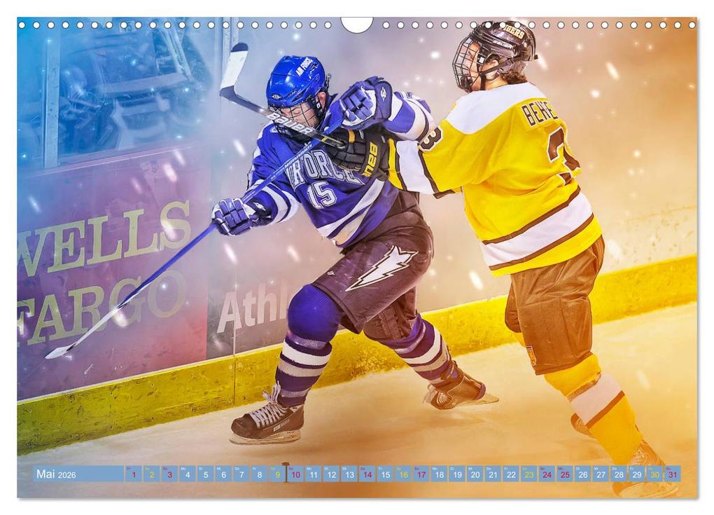 Weitere Ansicht: Eishockey - Fight (Wandkalender 2026 DIN A3 quer), CALVENDO Monatskalender | Calvendo, Peter Roder