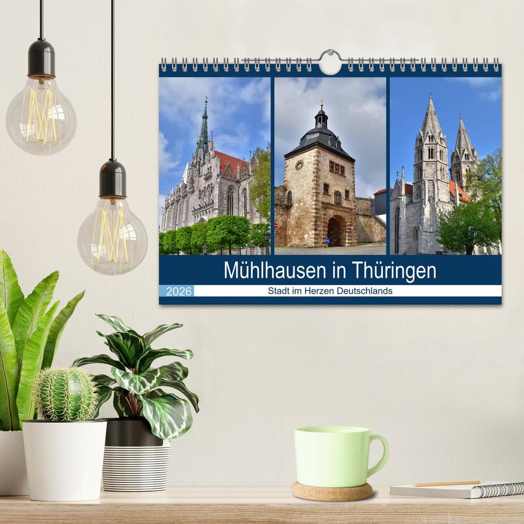 Weitere Ansicht: Mühlhausen in Thüringen - Stadt im Herzen Deutschlands (Wandkalender 2026 DIN A4 quer), CALVENDO Monatskalender | Calvendo, Markus Rein