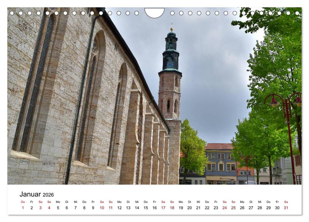 Weitere Ansicht: Mühlhausen in Thüringen - Stadt im Herzen Deutschlands (Wandkalender 2026 DIN A4 quer), CALVENDO Monatskalender | Calvendo, Markus Rein