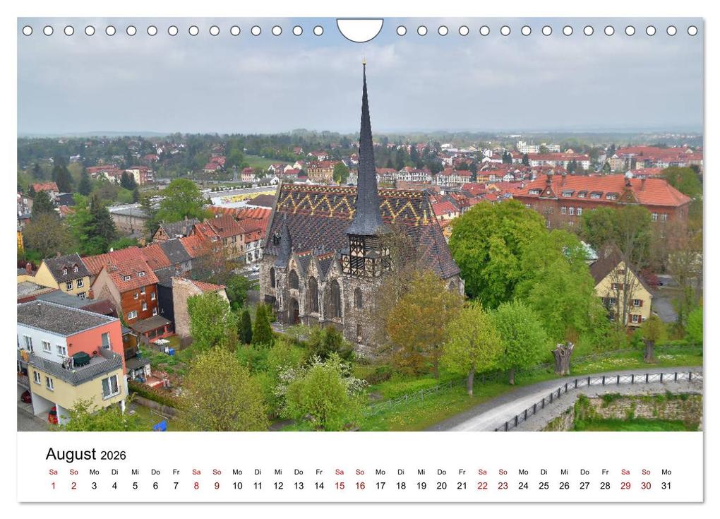 Weitere Ansicht: Mühlhausen in Thüringen - Stadt im Herzen Deutschlands (Wandkalender 2026 DIN A4 quer), CALVENDO Monatskalender | Calvendo, Markus Rein