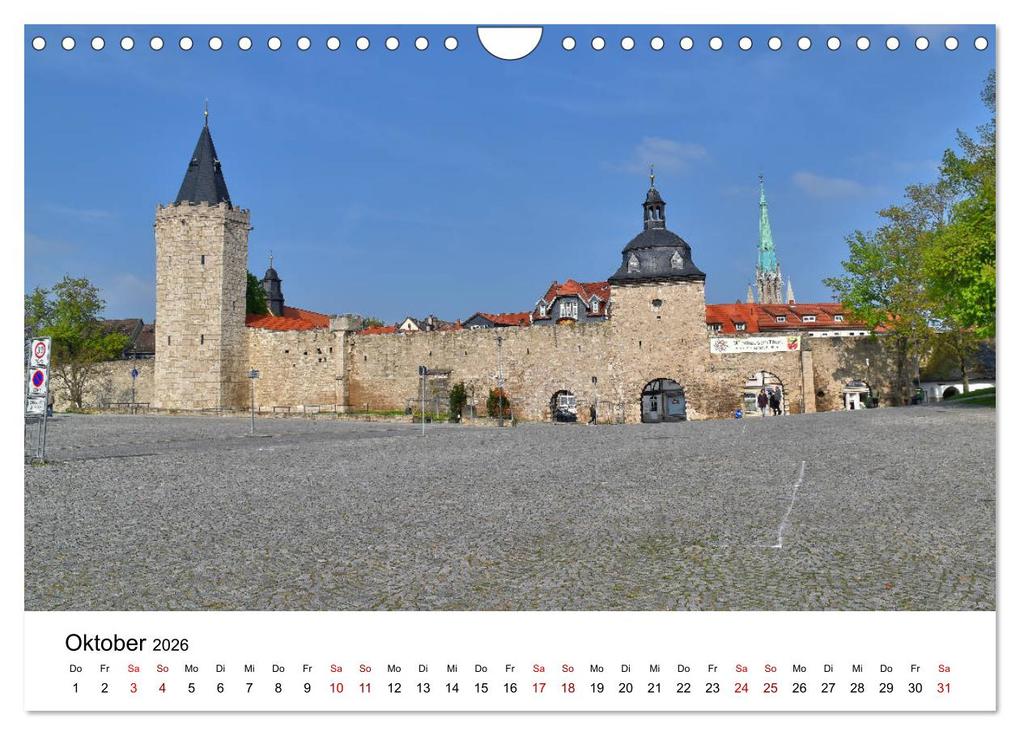 Weitere Ansicht: Mühlhausen in Thüringen - Stadt im Herzen Deutschlands (Wandkalender 2026 DIN A4 quer), CALVENDO Monatskalender | Calvendo, Markus Rein