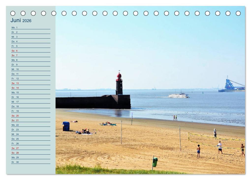 Weitere Ansicht: BREMERHAVEN - 2026 (Tischkalender 2026 DIN A5 quer), CALVENDO Monatskalender | Calvendo, Günther Klünder