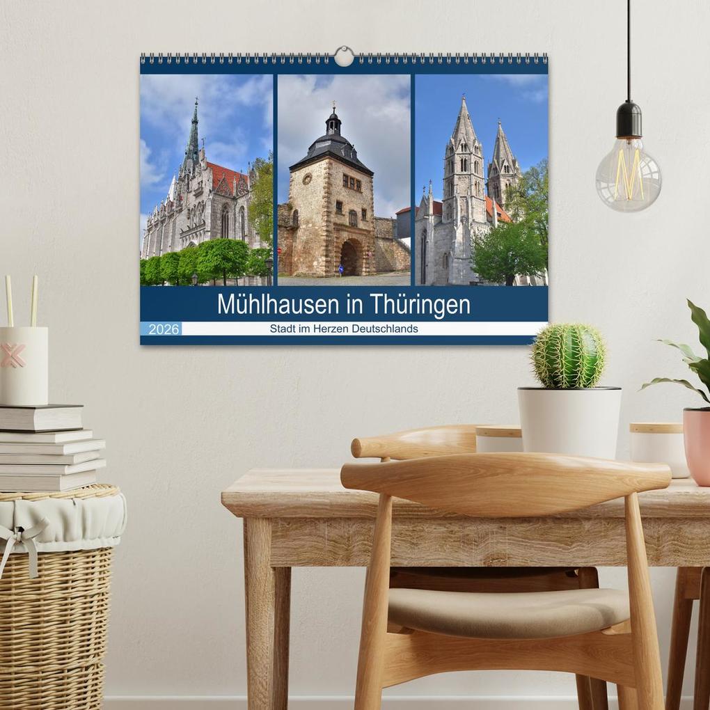 Weitere Ansicht: Mühlhausen in Thüringen - Stadt im Herzen Deutschlands (Wandkalender 2026 DIN A3 quer), CALVENDO Monatskalender | Calvendo, Markus Rein