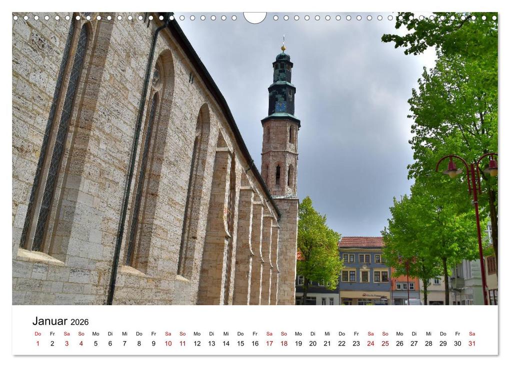 Weitere Ansicht: Mühlhausen in Thüringen - Stadt im Herzen Deutschlands (Wandkalender 2026 DIN A3 quer), CALVENDO Monatskalender | Calvendo, Markus Rein