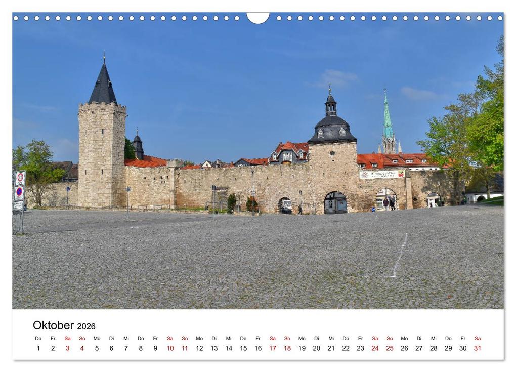Weitere Ansicht: Mühlhausen in Thüringen - Stadt im Herzen Deutschlands (Wandkalender 2026 DIN A3 quer), CALVENDO Monatskalender | Calvendo, Markus Rein