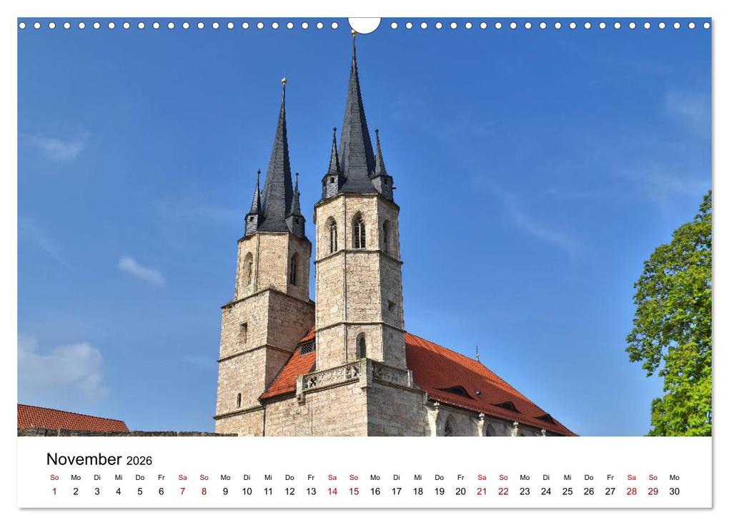 Weitere Ansicht: Mühlhausen in Thüringen - Stadt im Herzen Deutschlands (Wandkalender 2026 DIN A3 quer), CALVENDO Monatskalender | Calvendo, Markus Rein
