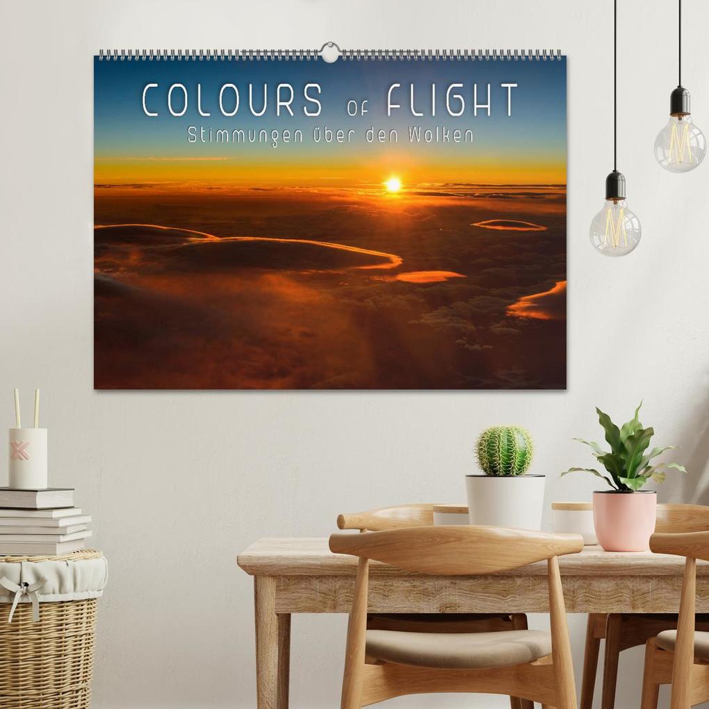 Weitere Ansicht: Colours of Flight - Stimmungen über den Wolken (Wandkalender 2026 DIN A2 quer), CALVENDO Monatskalender | Calvendo, Denis Feiner