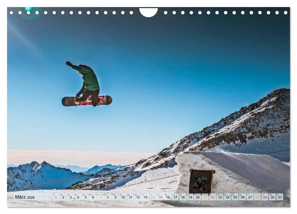 Weitere Ansicht: Snowboard - so cool (Wandkalender 2026 DIN A4 quer), CALVENDO Monatskalender | Calvendo, Peter Roder
