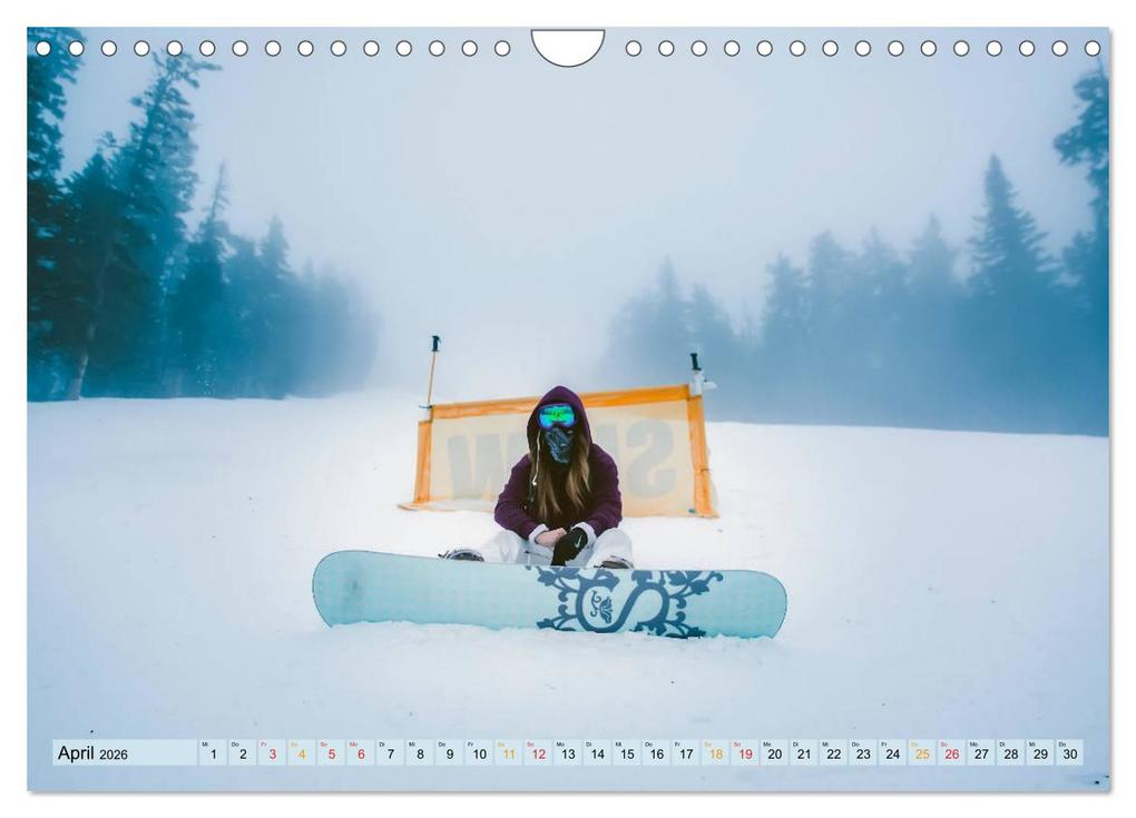 Weitere Ansicht: Snowboard - so cool (Wandkalender 2026 DIN A4 quer), CALVENDO Monatskalender | Calvendo, Peter Roder