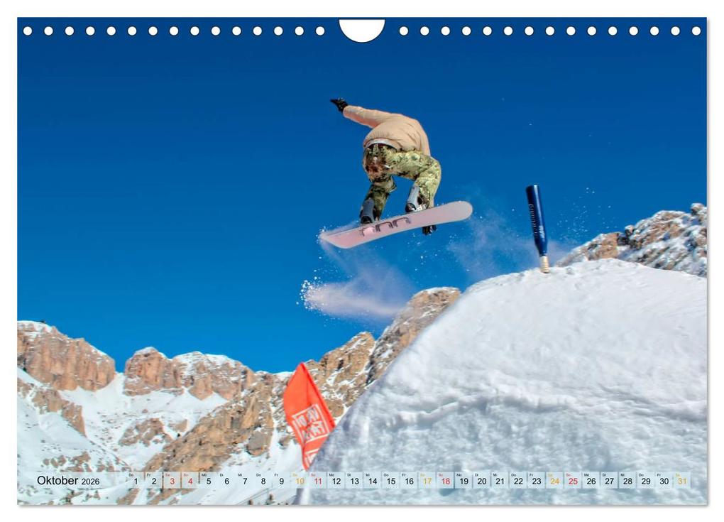 Weitere Ansicht: Snowboard - so cool (Wandkalender 2026 DIN A4 quer), CALVENDO Monatskalender | Calvendo, Peter Roder