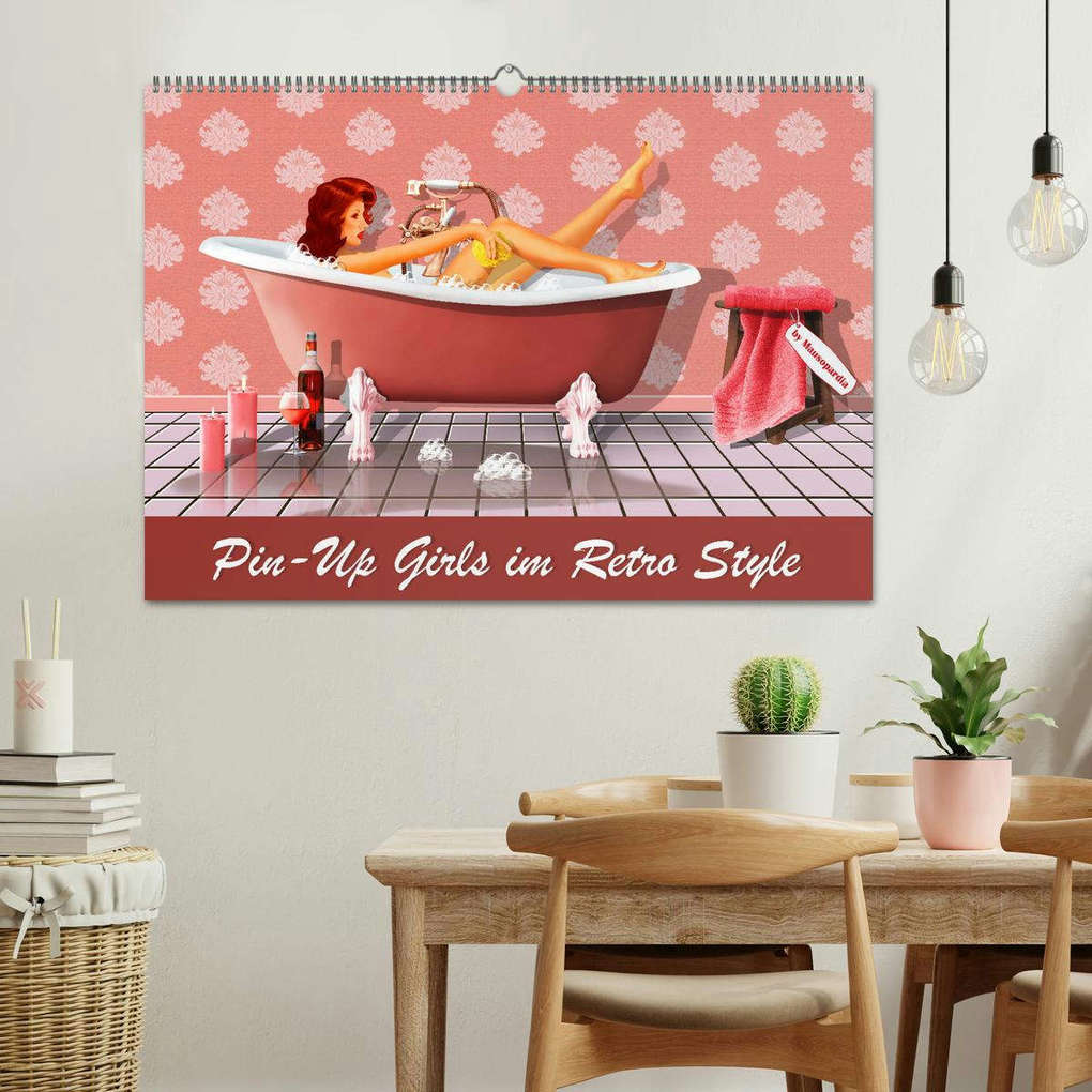 Weitere Ansicht: Pin-Up Girls im Retro Style by Mausopardia (Wandkalender 2026 DIN A2 quer), CALVENDO Monatskalender | Calvendo, Monika Jüngling alias Mausopardia