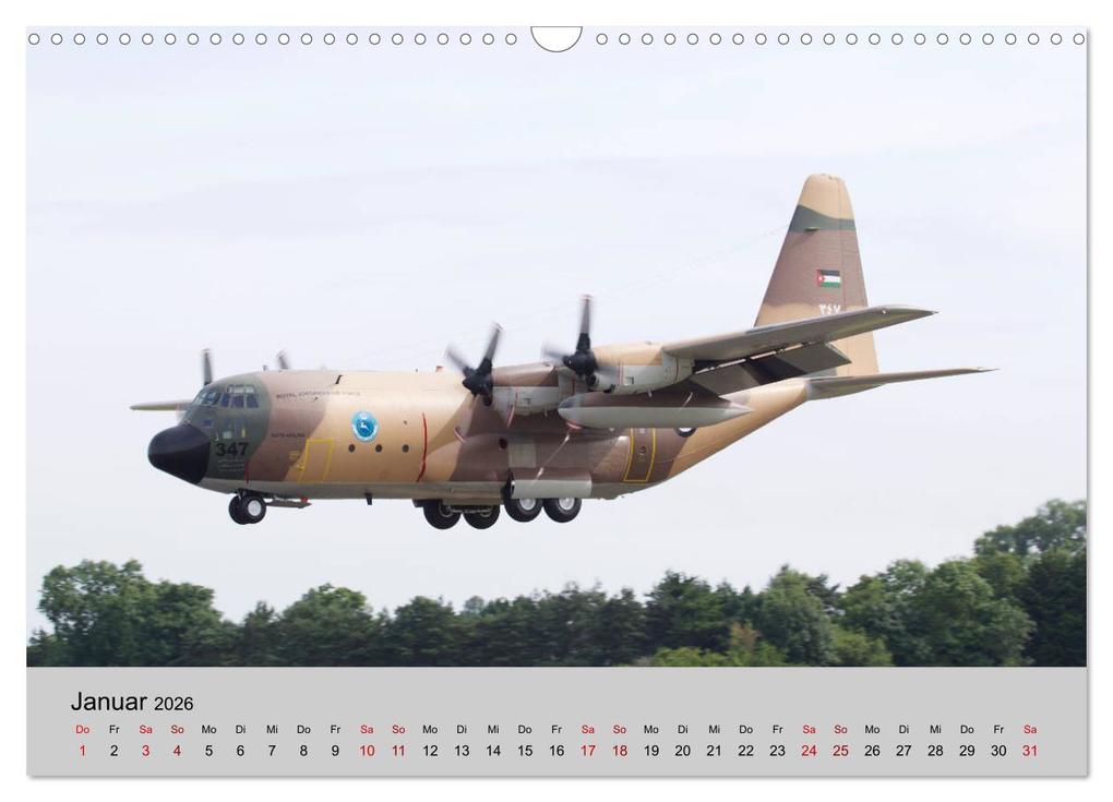 Weitere Ansicht: Transportflugzeug C-130 Hercules (Wandkalender 2026 DIN A3 quer), CALVENDO Monatskalender | Calvendo, MUC-Spotter, MUC-Spotter MUC-Spotter