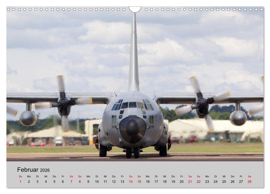 Weitere Ansicht: Transportflugzeug C-130 Hercules (Wandkalender 2026 DIN A3 quer), CALVENDO Monatskalender | Calvendo, MUC-Spotter, MUC-Spotter MUC-Spotter