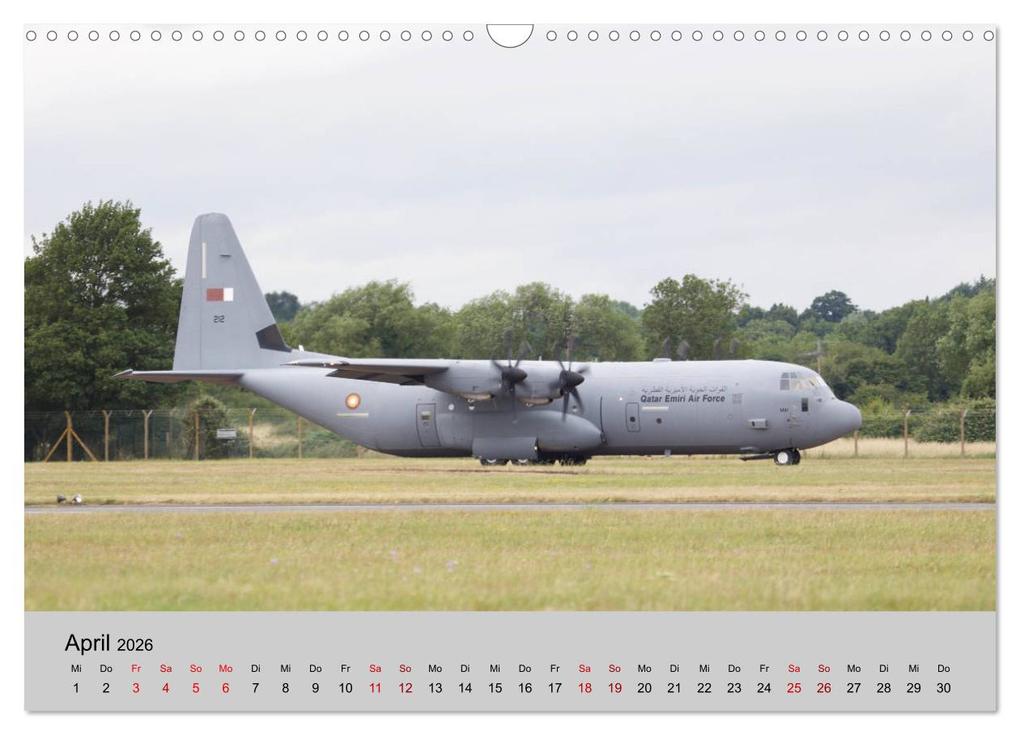 Weitere Ansicht: Transportflugzeug C-130 Hercules (Wandkalender 2026 DIN A3 quer), CALVENDO Monatskalender | Calvendo, MUC-Spotter, MUC-Spotter MUC-Spotter