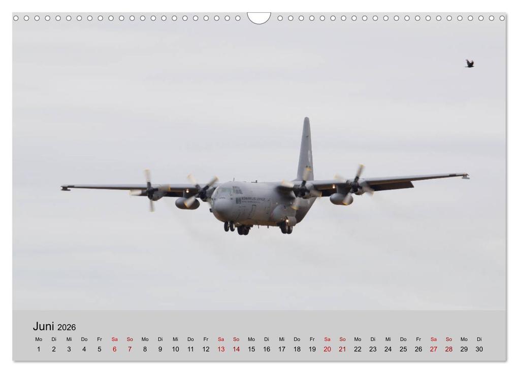 Weitere Ansicht: Transportflugzeug C-130 Hercules (Wandkalender 2026 DIN A3 quer), CALVENDO Monatskalender | Calvendo, MUC-Spotter, MUC-Spotter MUC-Spotter