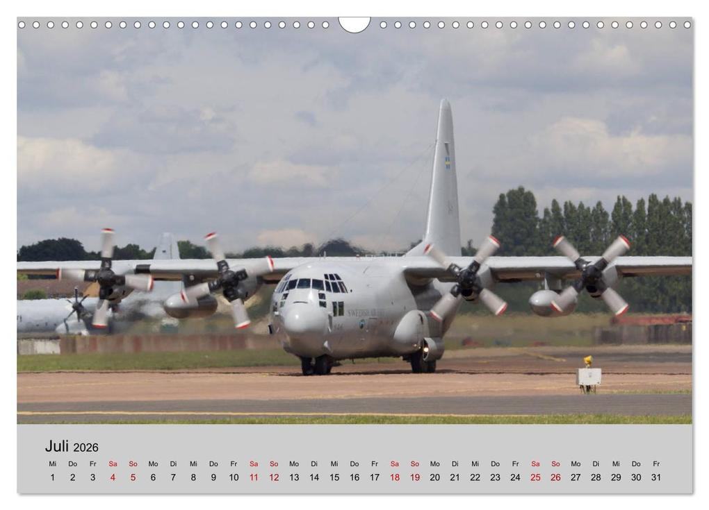 Weitere Ansicht: Transportflugzeug C-130 Hercules (Wandkalender 2026 DIN A3 quer), CALVENDO Monatskalender | Calvendo, MUC-Spotter, MUC-Spotter MUC-Spotter