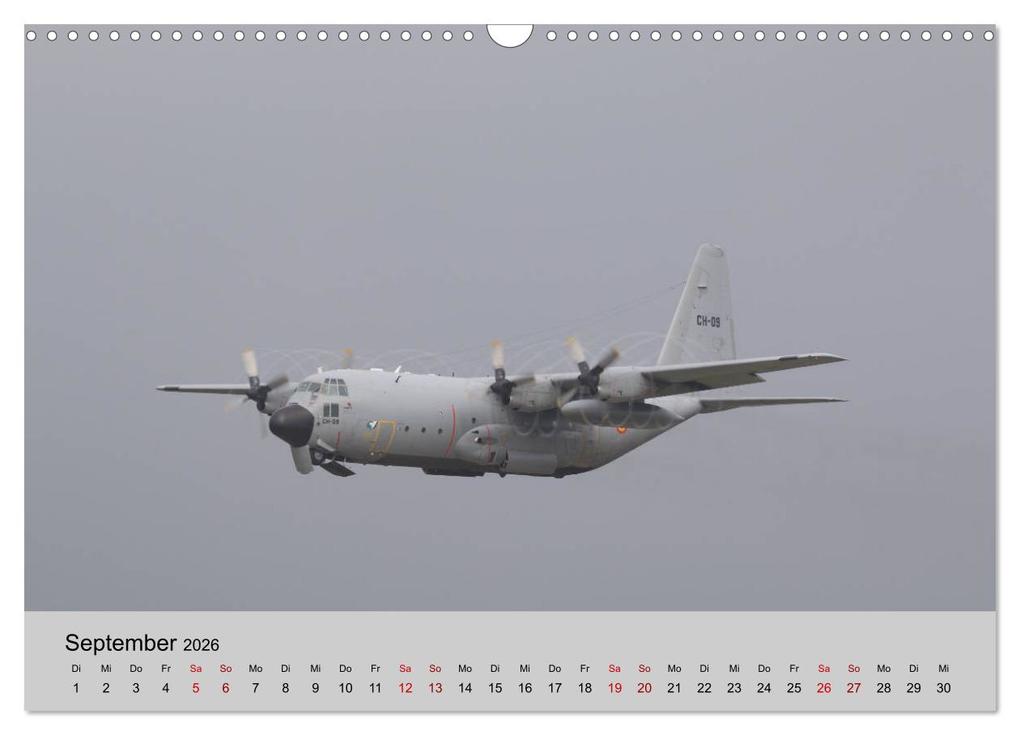 Weitere Ansicht: Transportflugzeug C-130 Hercules (Wandkalender 2026 DIN A3 quer), CALVENDO Monatskalender | Calvendo, MUC-Spotter, MUC-Spotter MUC-Spotter