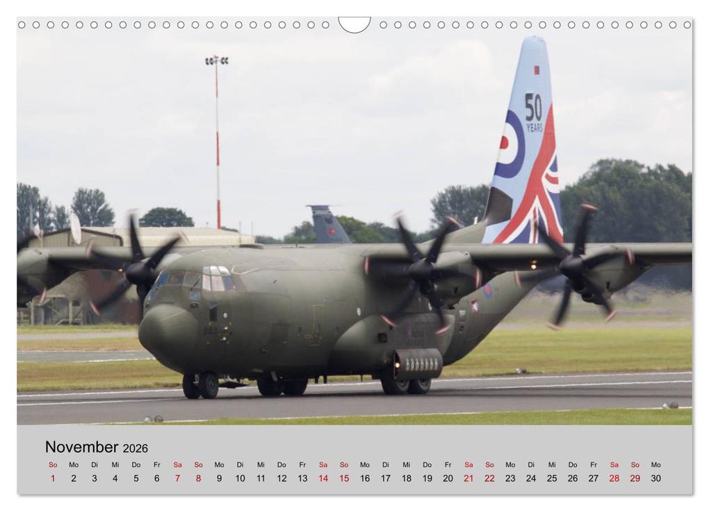 Weitere Ansicht: Transportflugzeug C-130 Hercules (Wandkalender 2026 DIN A3 quer), CALVENDO Monatskalender | Calvendo, MUC-Spotter, MUC-Spotter MUC-Spotter