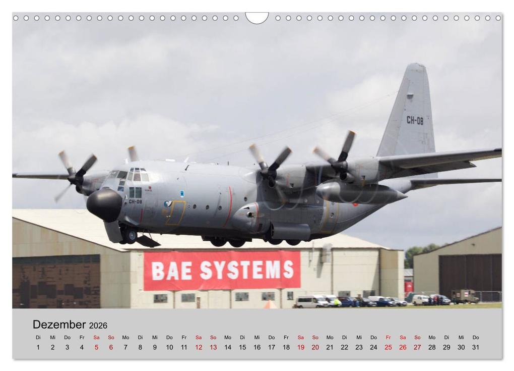 Weitere Ansicht: Transportflugzeug C-130 Hercules (Wandkalender 2026 DIN A3 quer), CALVENDO Monatskalender | Calvendo, MUC-Spotter, MUC-Spotter MUC-Spotter
