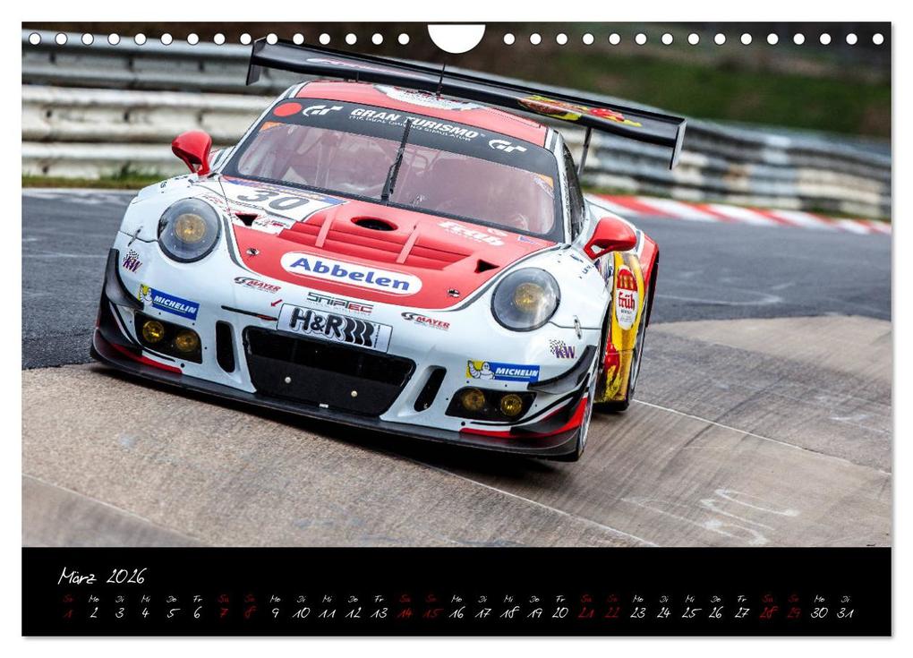 Weitere Ansicht: Emotions on Track - Langstreckenmeisterschaft am Nürburgring - GT3 (Wandkalender 2026 DIN A4 quer), CALVENDO Monatskalender | Calvendo, Christian Schick