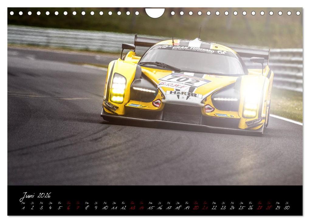 Weitere Ansicht: Emotions on Track - Langstreckenmeisterschaft am Nürburgring - GT3 (Wandkalender 2026 DIN A4 quer), CALVENDO Monatskalender | Calvendo, Christian Schick